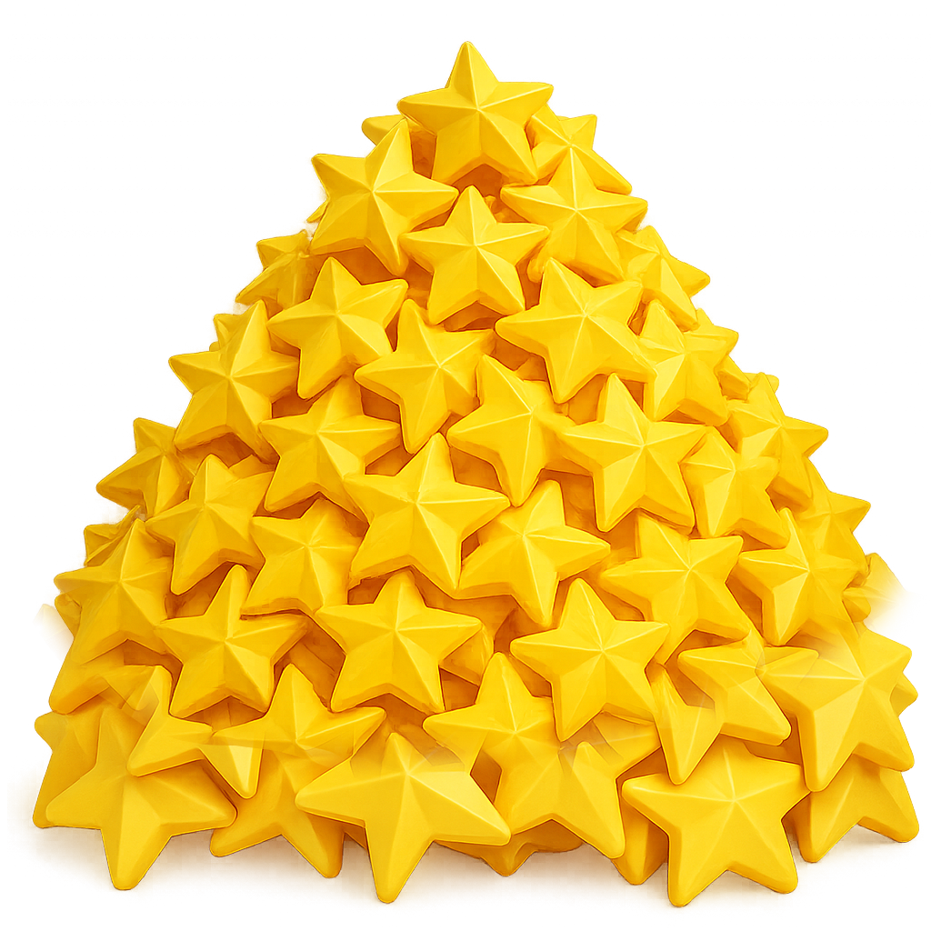 Большой набор звёзд